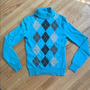 Cashmere Argyle Sweater